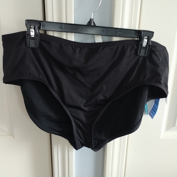 24&Ocean Tummy Control Black Bathing Suit Bottom 18W - Picture 3 of 7